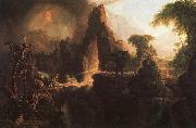 Thomas Cole Expulsion From the Garden of Eden painting